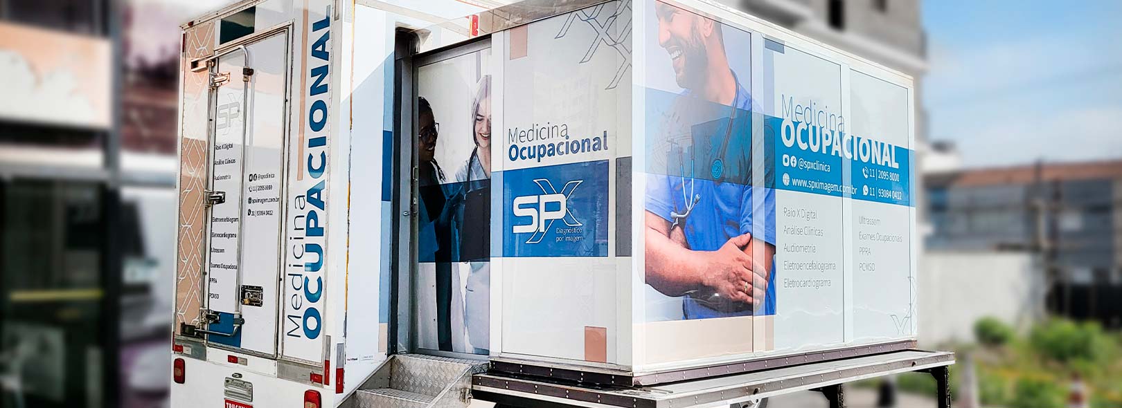 spx imagem spx clinica unidade movel de saude medicina ocupacional in loco in company