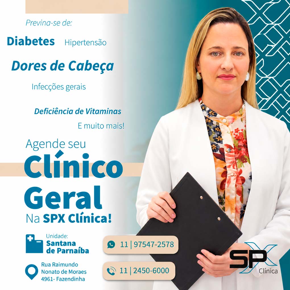 Dra. Cinthia Carvalho, clínico geral na SPX Santana de Parnaíba