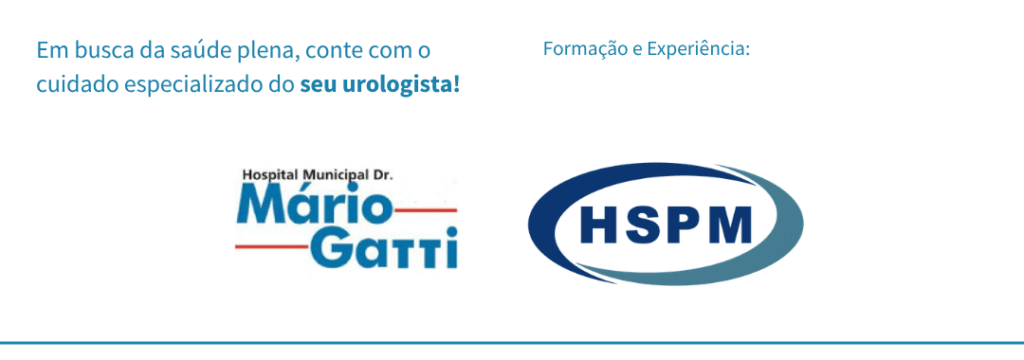 Formações e especializações do Dr. Murilo Tavares, urologista da SPX Santana de Parnaíba