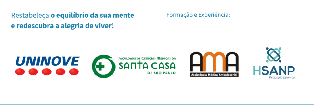 Formações e especializações do Dr. Marcos Paulo, psiquiatra da SPX Santana de Parnaíba