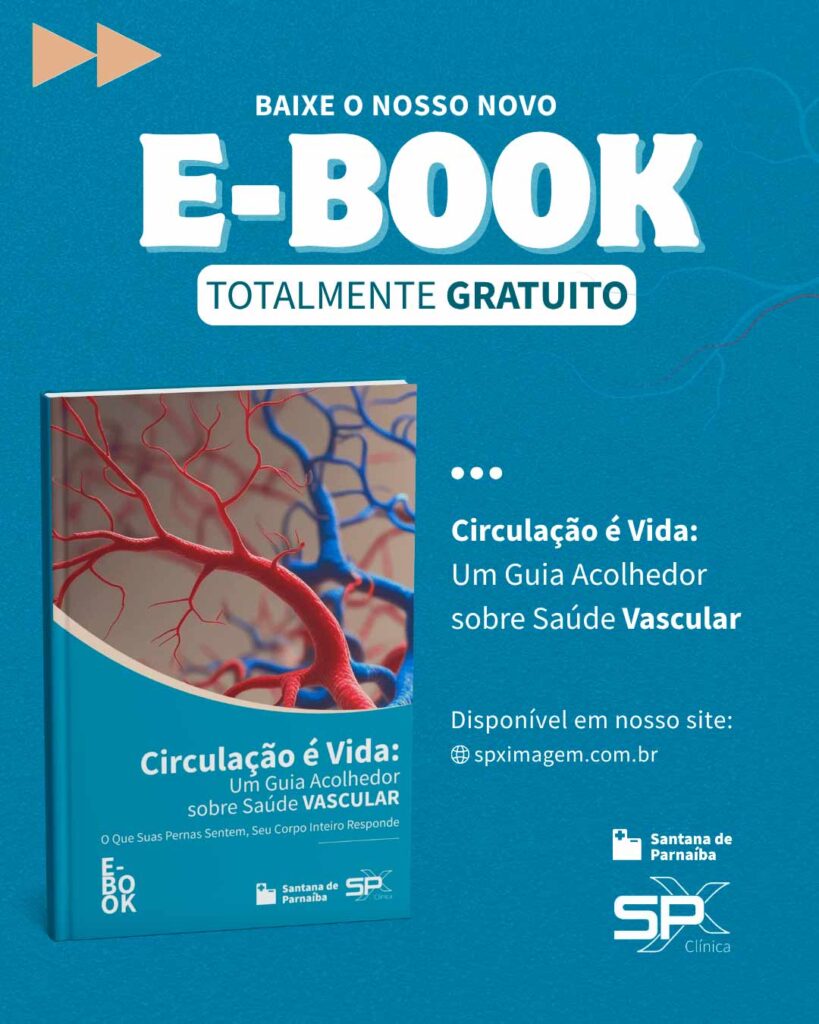 Divulgação do novo e-book de vascular da SPX Clínica