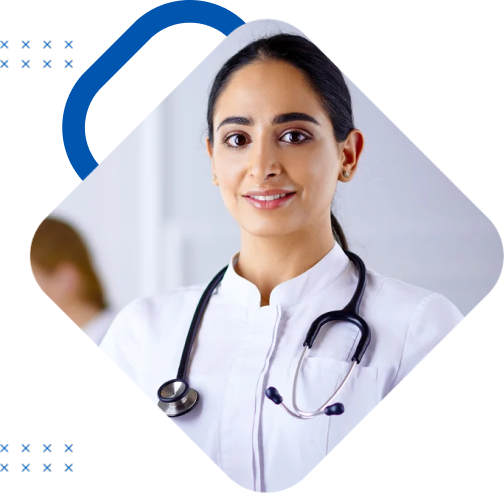 arte médica com estetoscópio