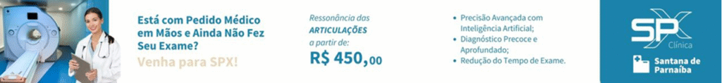 Banner exame de ressonância magnética SPX Clínica Santana de Parnaíba