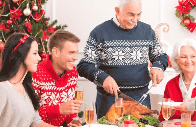 familia celebrando o natal