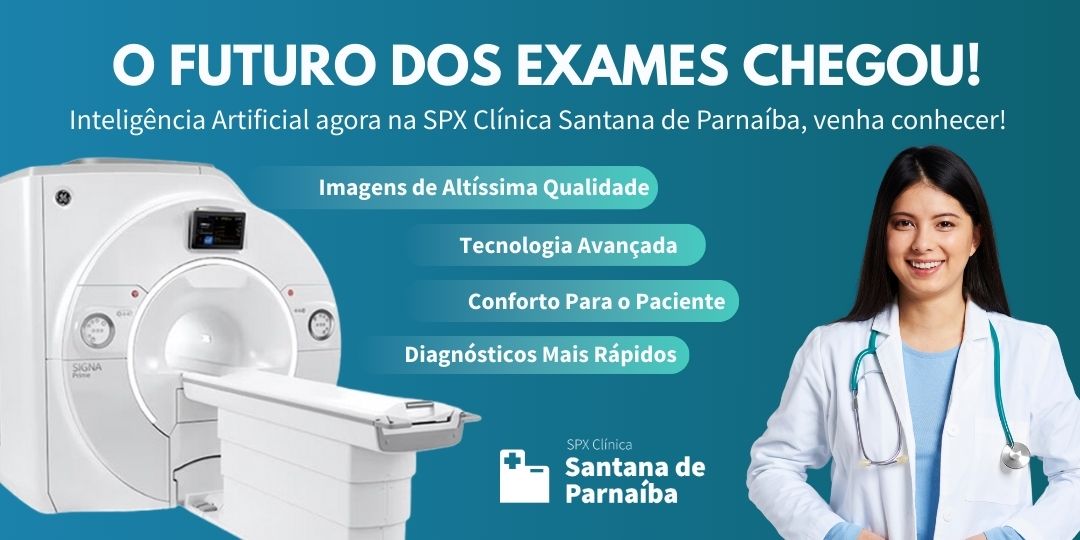 Exame de Ressonância Magnética com IA na SPX Santana de Parnaíba