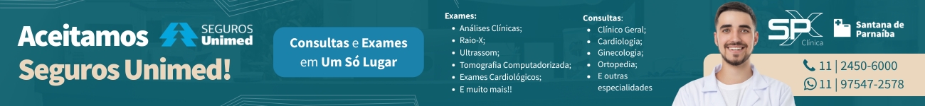 Banner convênio unimed na SPX Santana de Parnaíba