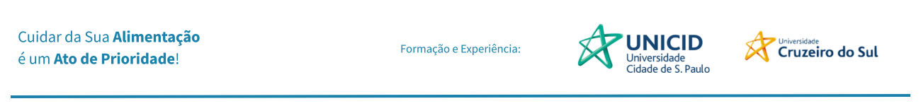 Banner de formação e experiências da Dra. Alessandra Ponchirolli, nutricionista da SPX Santana de Parnaíba