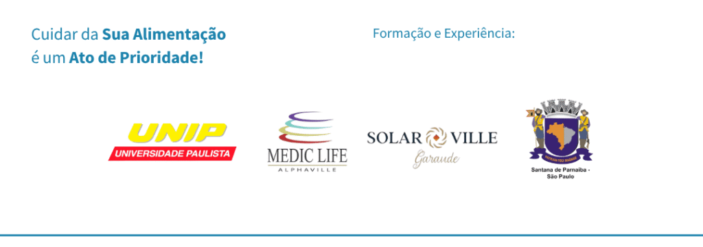 Formação e experiência da nutricionista da SPX Santana de Parnaíba, Erika Galante