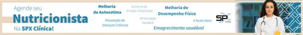 Banner de consulta com nutricionista na SPX Santana de Parnaíba