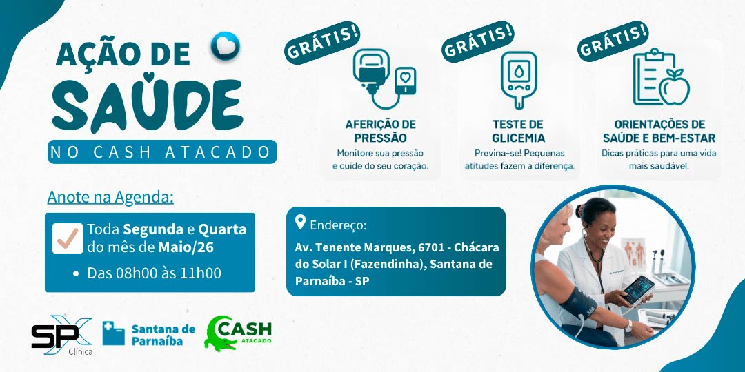Ação de saúde da SPX Imagem com o Cash Atacado