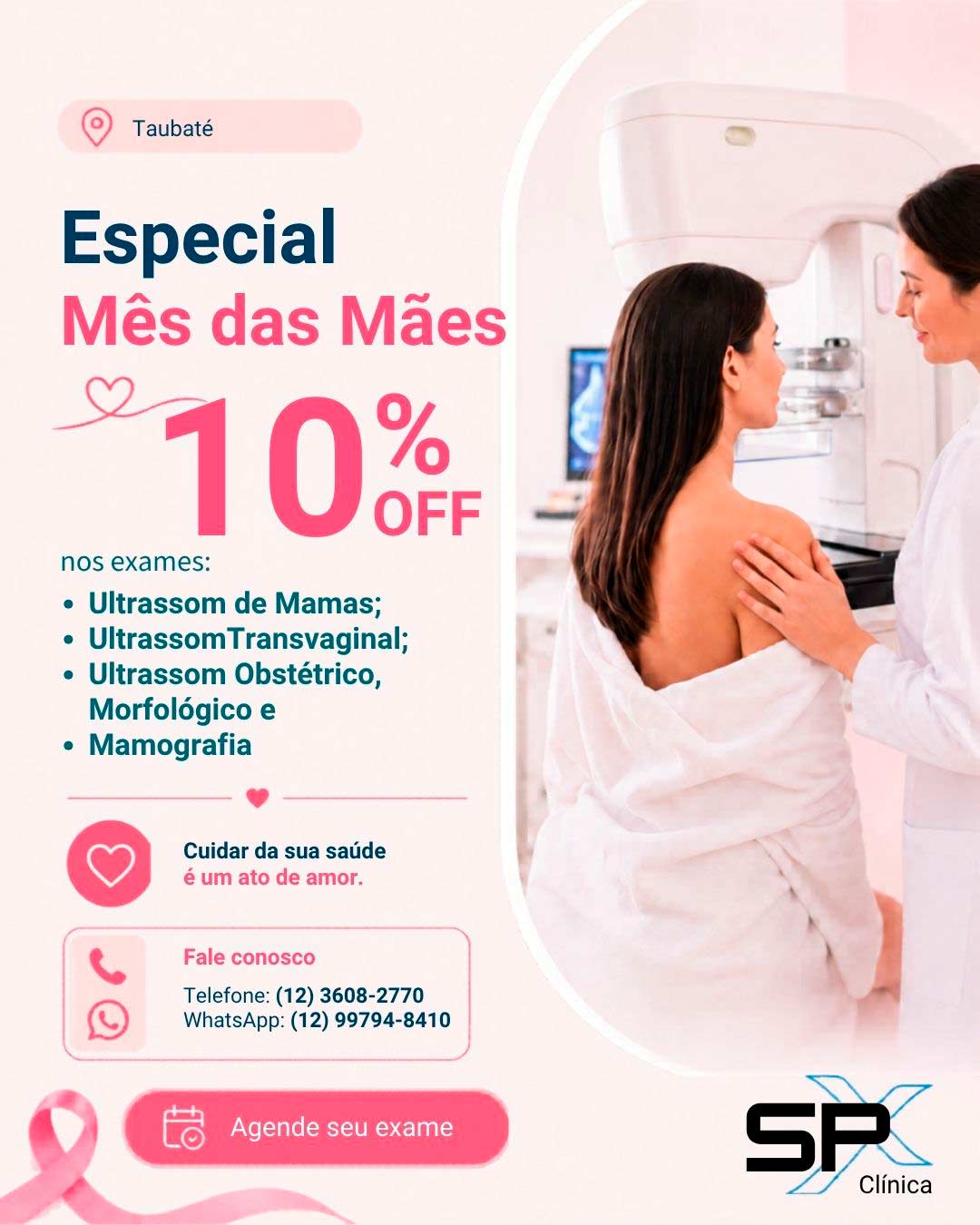 SPX Taubaté campanha mês das mães