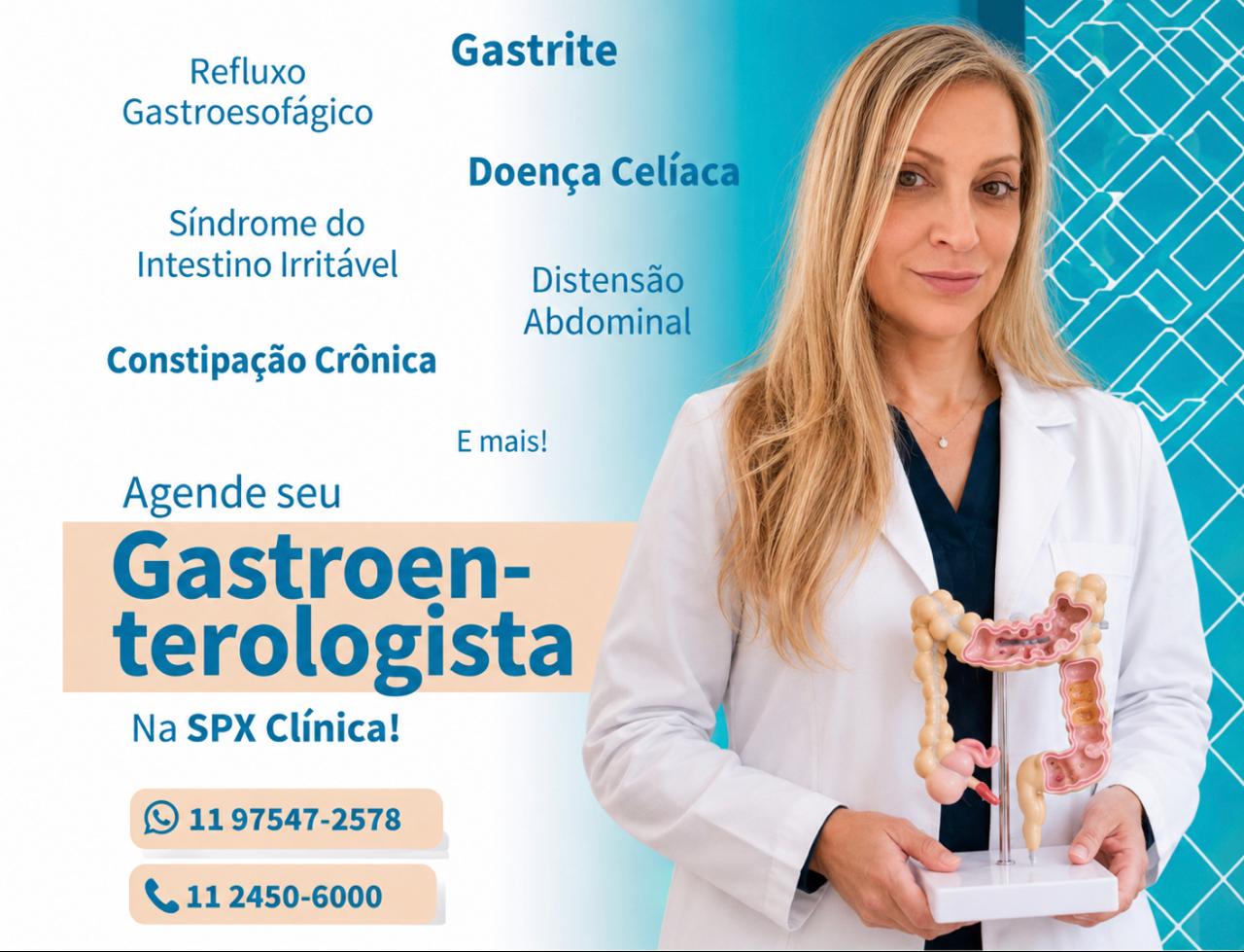 Consulta com Gastroenterologista na SPX Santana de Parnaíba - Fazendinha