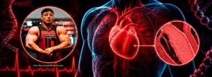 Ilustração de uma cardiomiopatia hipertrófica, que vitimou Gabriel Ganley