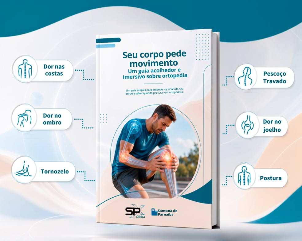 Capa e-book sobre Ortopedia da SPX Diagnóstico por Imagem