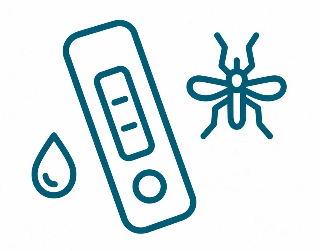 Ícone teste rápido de dengue na SPX Santana de Parnaíba