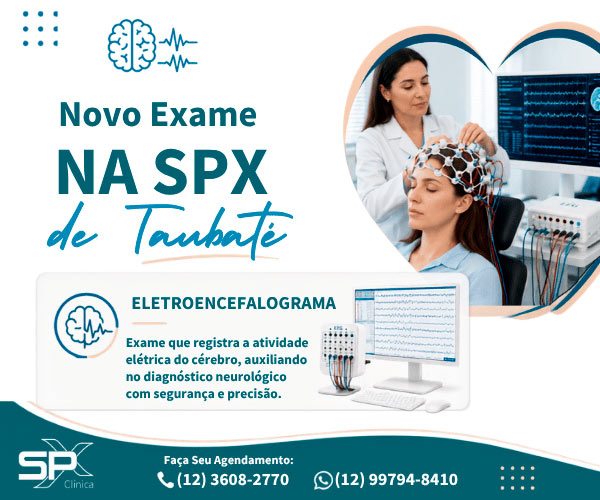 Exame de Eletroencefalograma na SPX Taubaté