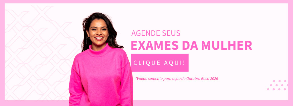Banner agende seus exames da mulher na SPX