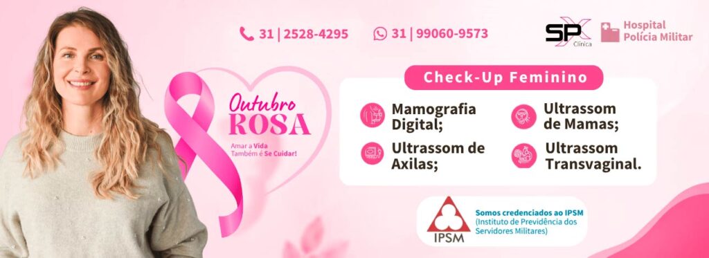 Pacote de exames neste Outubro Rosa na SPX HPM Belo Horizonte