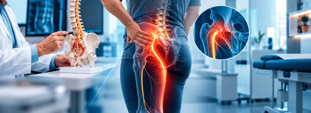 Dor no nervo ciático com Ortopedista para tratamento