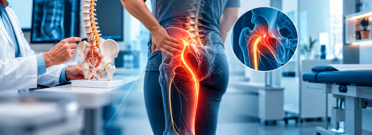 Dor no nervo ciático com Ortopedista para tratamento
