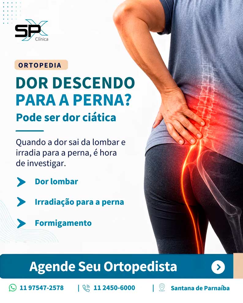 Dor ciática e acompanhamento ortopédico